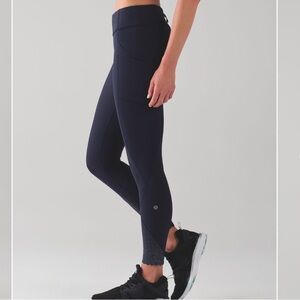 Lululemon Tight Stuff Tight II 25” Midnight Navy Size 6